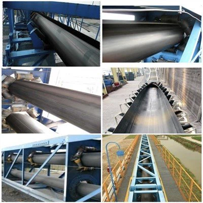 Cinta transportadora tubular de tela